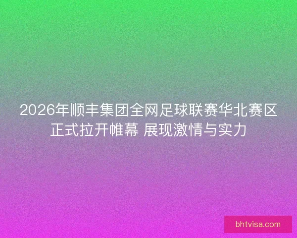 2026年顺丰集团全网足球联赛华北赛区正式拉开帷幕 展现激情与实力